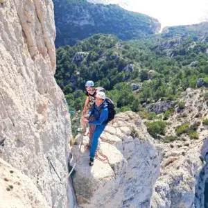 Calanques Les Goudes Arête de la cordée